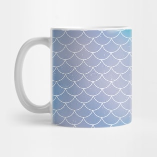 Fish scale pattern Mug